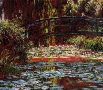 Le pont sur le bassin aux nymphéas Claude Monet Peinture à l'huile
